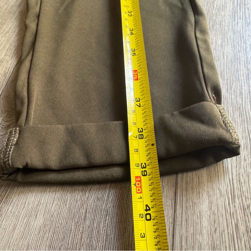 Max Studio Olive Green Pull On Comfortable Elastic Waist - Picture 4 of 10